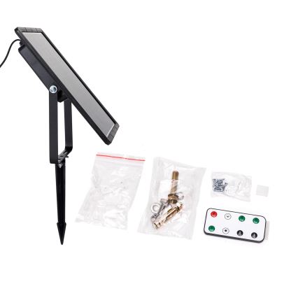 Aigostar - Fita solar LED RGB regulável LED/10W/3,2V 10 m IP65 + comando