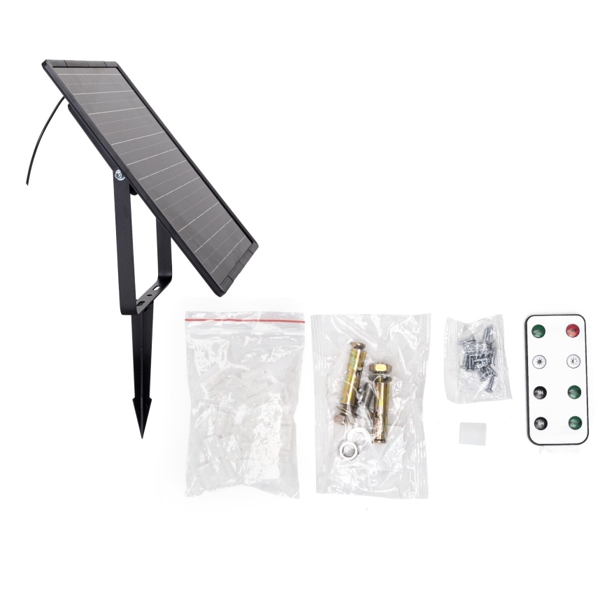 Aigostar - Fita solar LED RGB regulável LED/20W/3,2V 20 m IP65 + comando