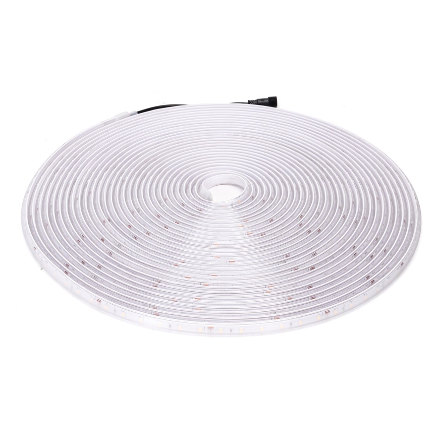Aigostar - Fita solar LED regulável LED/20W/3,2V 20 m 6500K IP65 + comando