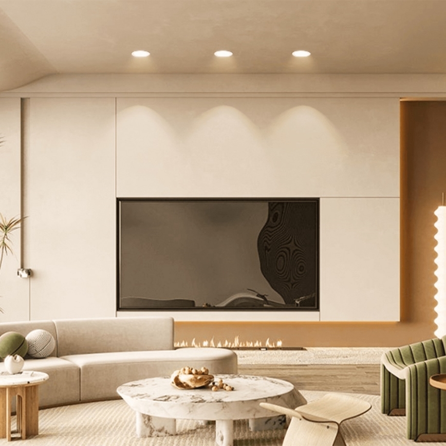 Aigostar - Foco de encastrar LED para casa de banho  LED/4,8W/230V 3000K branco IP65