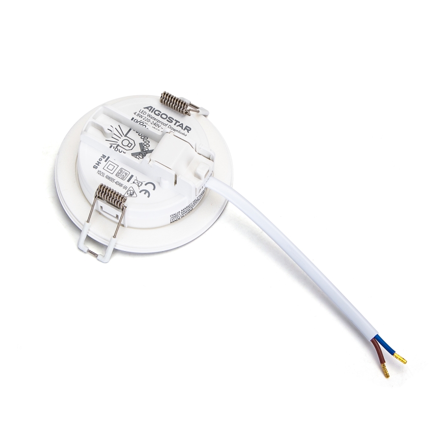 Aigostar - Foco de encastrar LED para casa de banho  LED/4,8W/230V 6500K branco IP65
