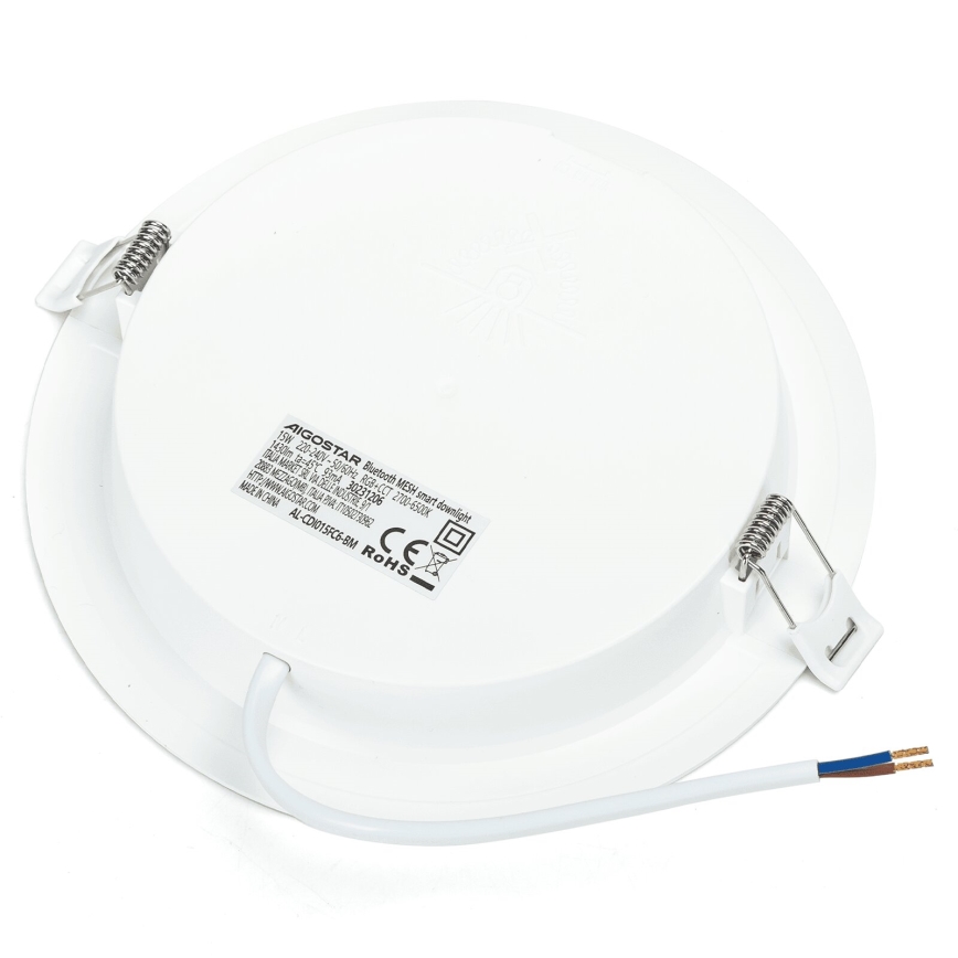 Aigostar - Foco de encastrar LED RGBW com regulação MESH LED/15W/230V 2700-6500K diâmetro 17 cm