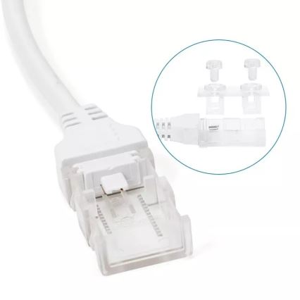 Aigostar - Fonte de alimentação para fitas LED de 8 mm, 600 W/230 V, branca