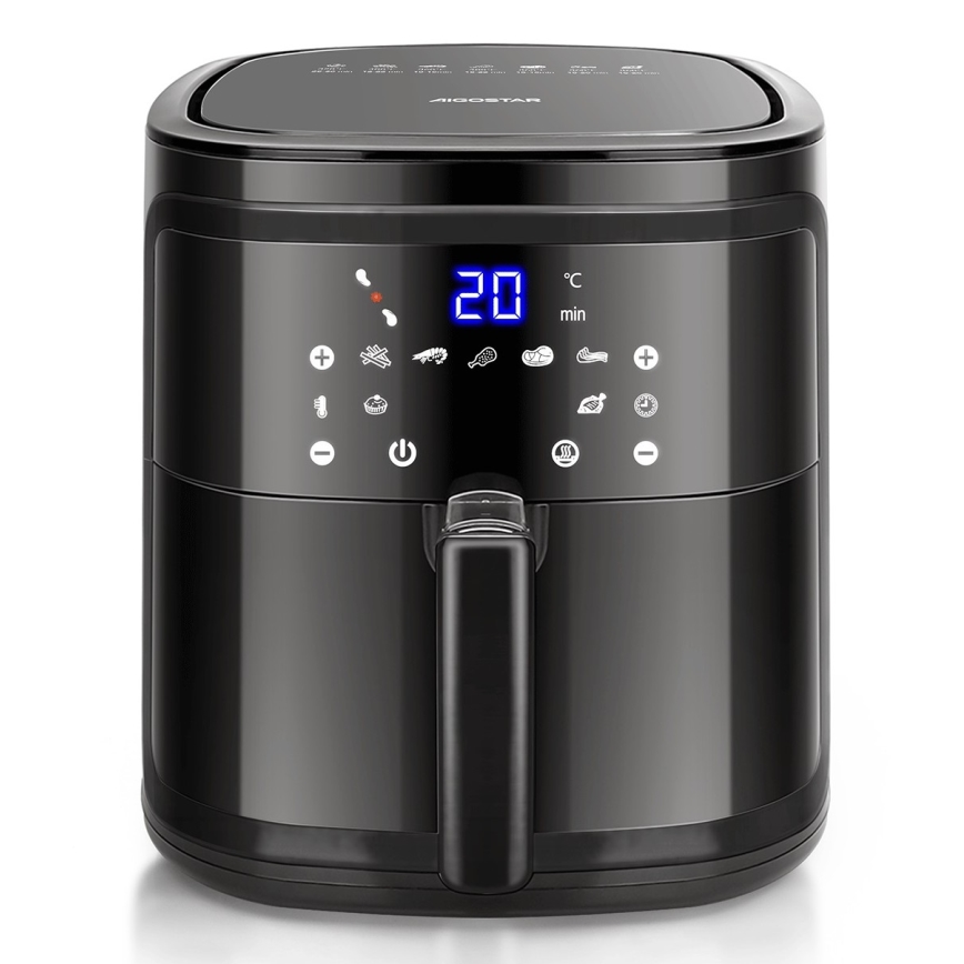 Aigostar - Fritadeira inteligente de ar quente 7l 1900W/230V/60min Wi-Fi