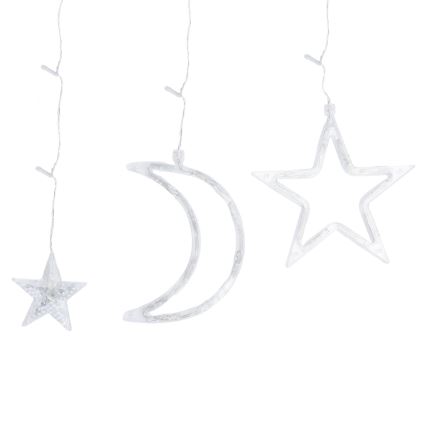 Aigostar - Cadeia de luzes LED de Natal para exterior 120xLED/6W/230V/8 funções 3x0,6m IP44 branco quente + controlo remoto