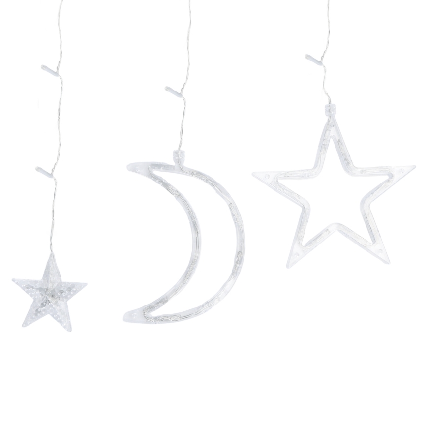 Aigostar - Cadeia de luzes LED de Natal para exterior 120xLED/6W/230V/8 funções 3x0,6m IP44 branco quente + controlo remoto
