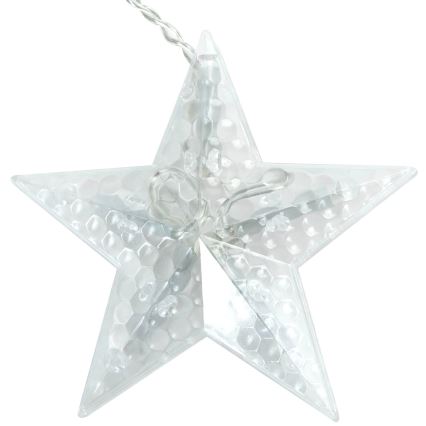 Aigostar - Guirlanda de Natal LED para exterior 120xLED/6W/230V/8 funções 3x0,6m IP44 branco frio + controlo remoto