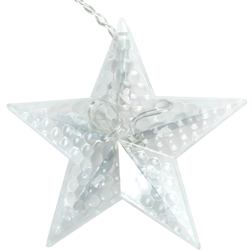 Aigostar - Guirlanda de Natal LED para exterior 120xLED/6W/230V/8 funções 3x0,6m IP44 branco frio + controlo remoto