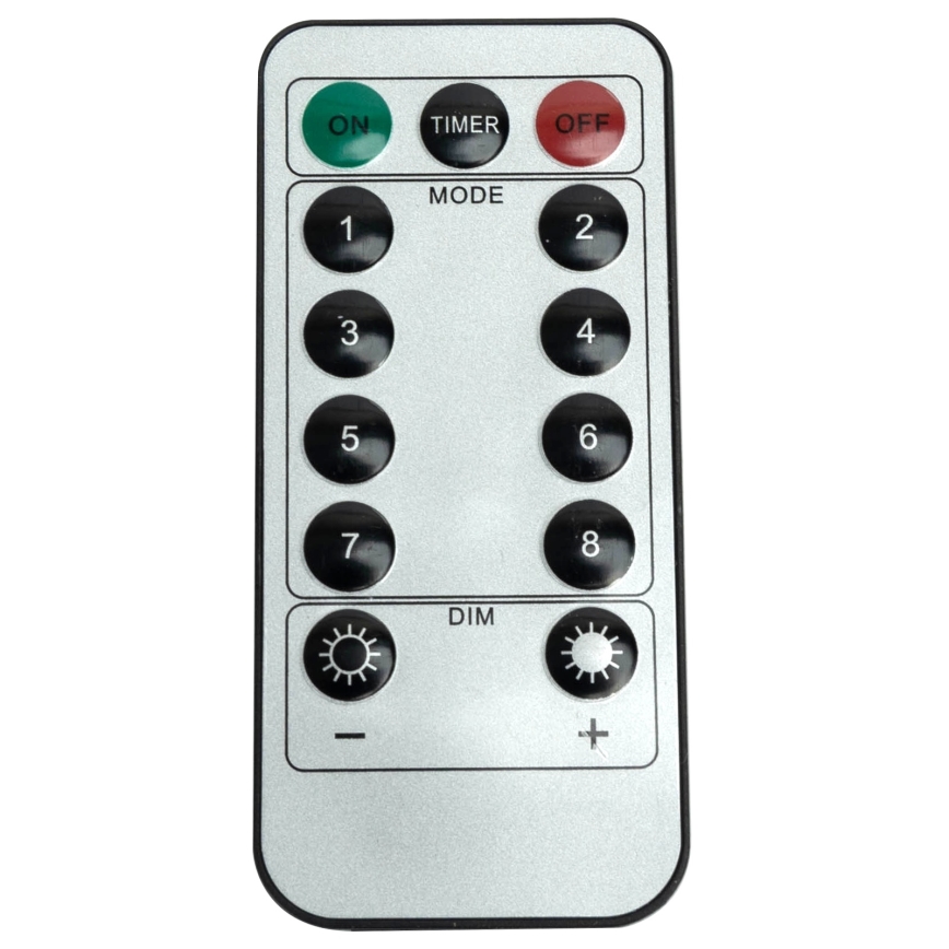 Aigostar - Guirlanda de Natal LED para exterior 120xLED/6W/230V/8 funções 3x0,6m IP44 branco frio + controlo remoto