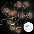 Aigostar - Guirlanda LED de Natal 20xLED/3xAA 3m branco quente Pai Natal