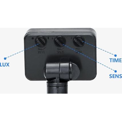 Aigostar - Holofote LED com sensor LED/50W/230V 4000K IP65 preto