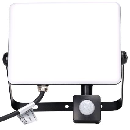 Aigostar - Holofote LED com sensor LED/50W/230V 6500K IP65 preto