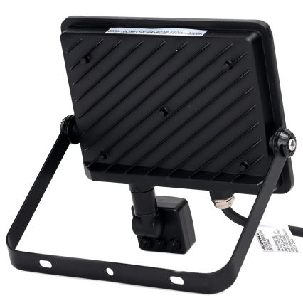 Aigostar - Holofote LED com sensor LED/50W/230V 6500K IP65 preto