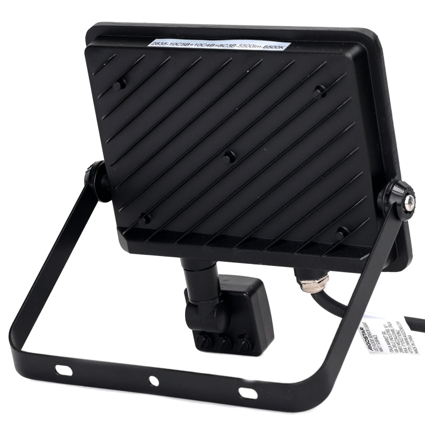 Aigostar - Holofote LED com sensor LED/50W/230V 6500K IP65 preto