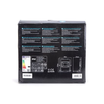 Aigostar - Holofote LED com suporte LED/100W/230V 6500K IP65