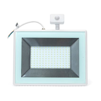 Aigostar - Holofote LED com um sensor LED/100W/230V 6400K IP65 branco