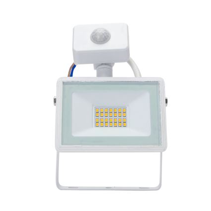 Aigostar - Holofote LED com um sensor LED/20W/230V 4000K IP65 branco