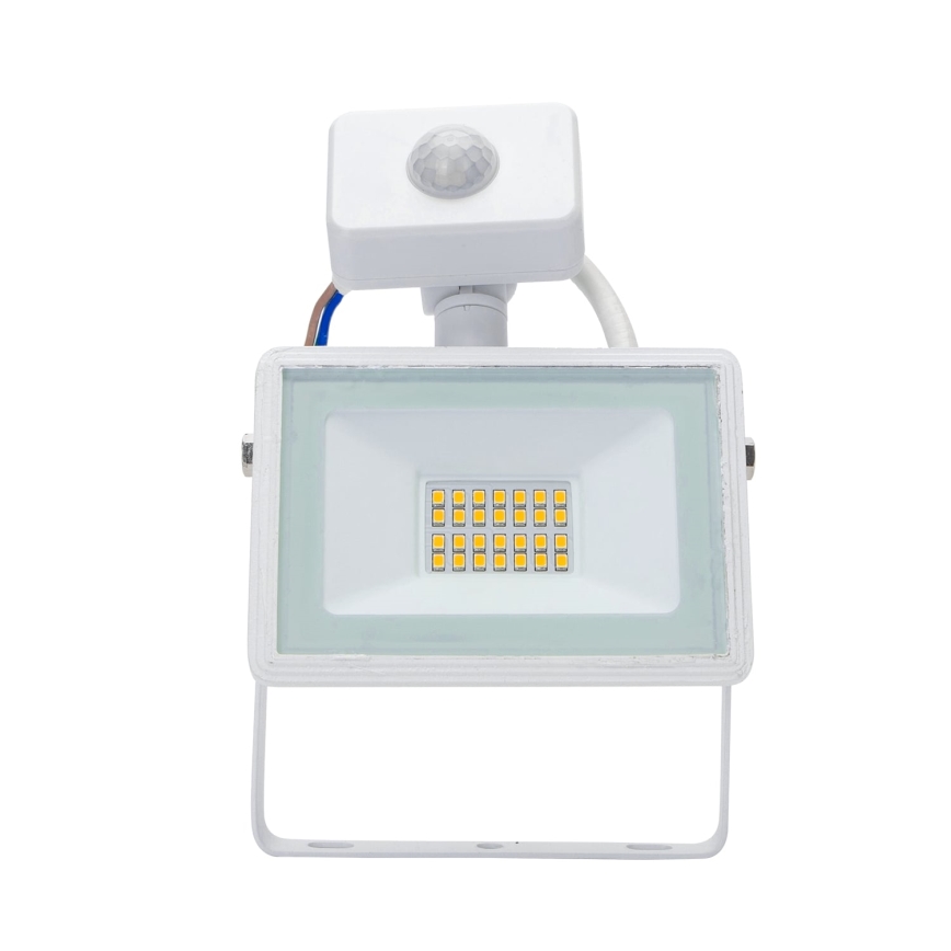 Aigostar - Holofote LED com um sensor LED/20W/230V 4000K IP65 branco