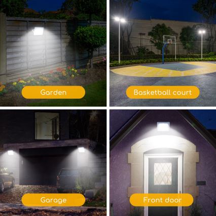 Aigostar - Holofote LED LED/150W/230V cinzento 6500K IP65