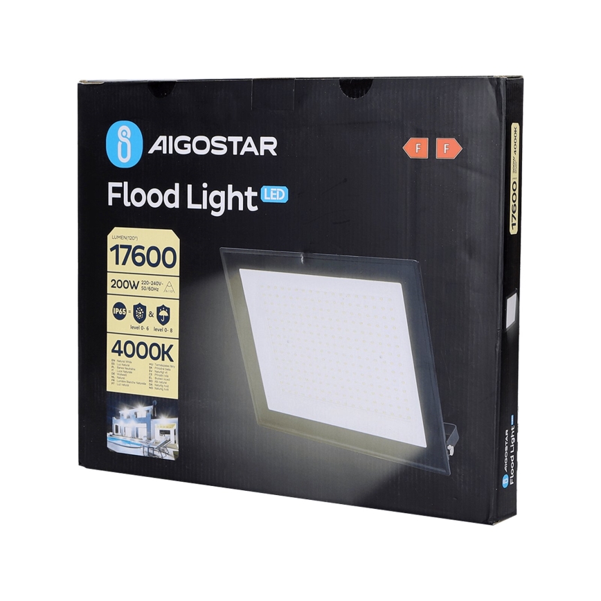 Aigostar - Holofote LED LED/200W/230V 4000K IP65