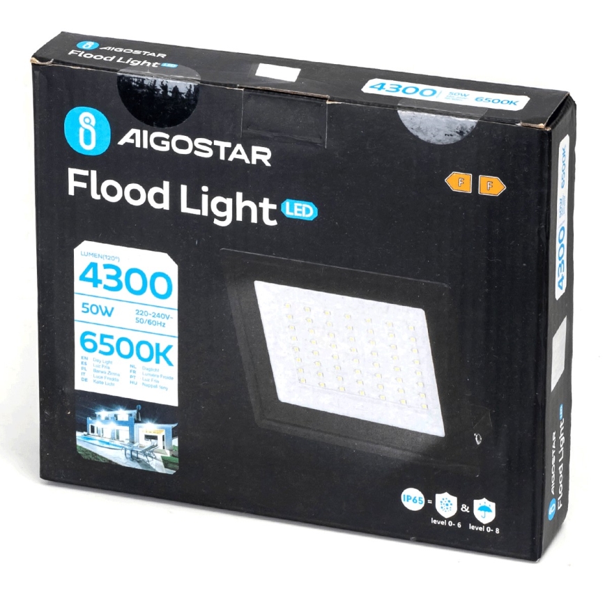 Aigostar - Holofote LED LED/50W/230V 6500K IP65
