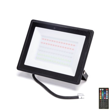 Aigostar - Holofote LED RGB LED/50W/230V IP65 + comando