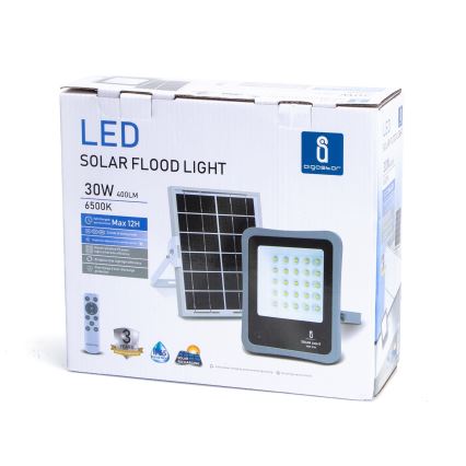 Aigostar - Holofote solar LED com regulação LED/30W/3,2V IP67 + CR