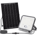 Aigostar - Holofote solar LED regulável com sensor LED/120W/3,4V IP66 + comando