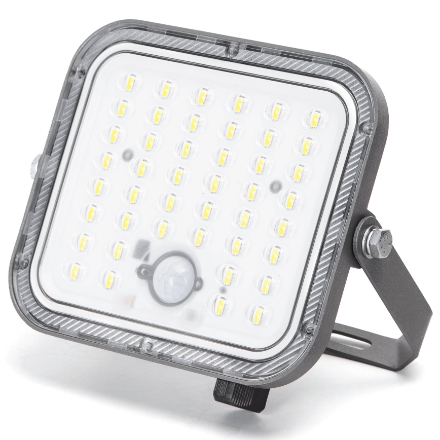 Aigostar - Holofote solar LED regulável com sensor LED/80W/3,4V IP66 + comando