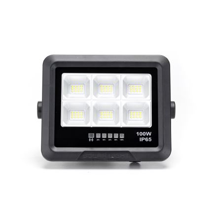 Aigostar - Holofote solar LED regulável LED/100W/3,4V IP65 + comando