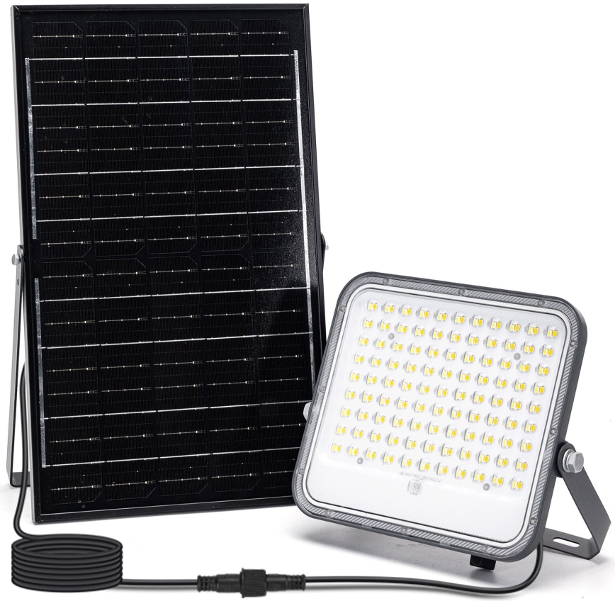 Aigostar - Holofote solar LED regulável LED/150W/3,4V IP66 + comando