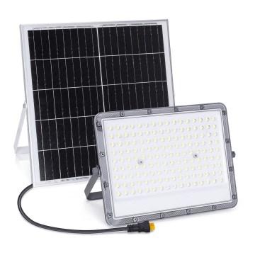 Aigostar - Holofote solar LED regulável LED/200W/3,4V IP65 + comando