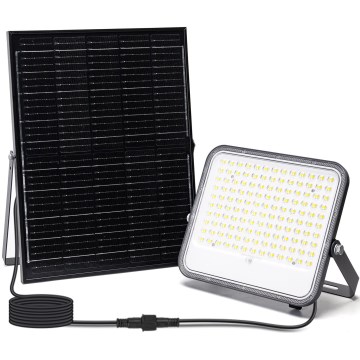 Aigostar - Holofote solar LED regulável LED/200W/3,4V IP66 + comando