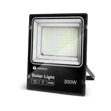 Aigostar - Holofote solar LED regulável LED/300W/3,2V IP66 + comando