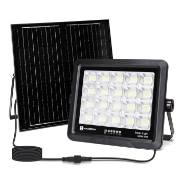 Aigostar - Holofote solar LED regulável LED/300W/3,4V IP65 + comando