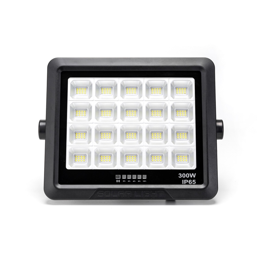 Aigostar - Holofote solar LED regulável LED/300W/3,4V IP65 + comando