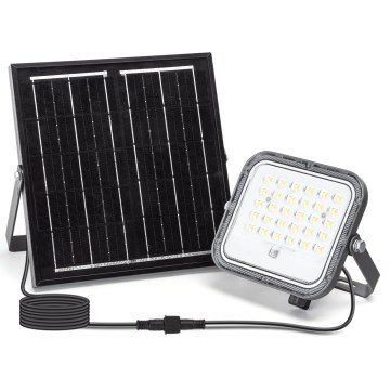 Aigostar - Holofote solar LED regulável LED/50W/3,4V IP66 + comando