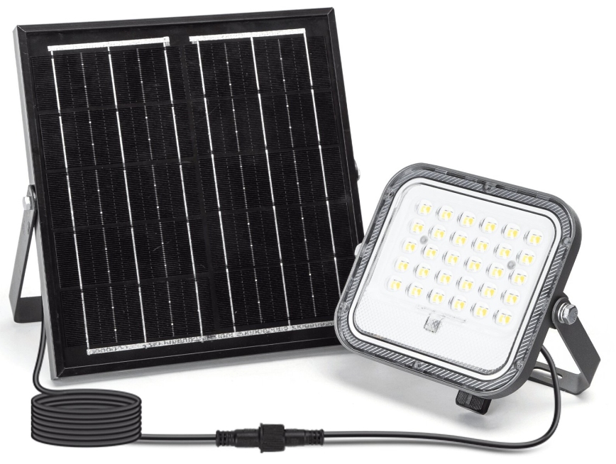 Aigostar - Holofote solar LED regulável LED/50W/3,4V IP66 + comando