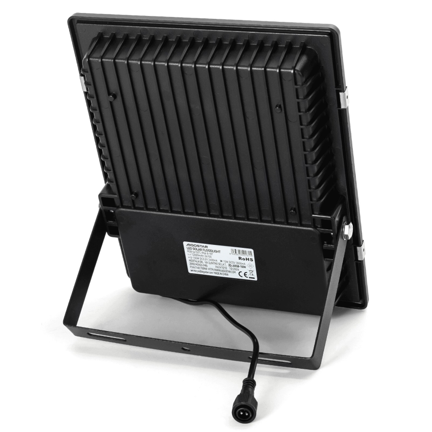 Aigostar - Holofote solar LED RGB regulável LED/150W/3,2V IP66 + comando