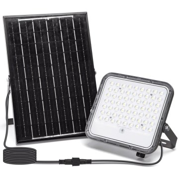 Aigostar - Holofote solar LED RGBW regulável LED/100W/3,4V IP66 + comando