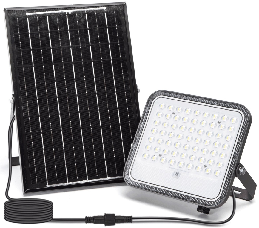 Aigostar - Holofote solar LED RGBW regulável LED/100W/3,4V IP66 + comando
