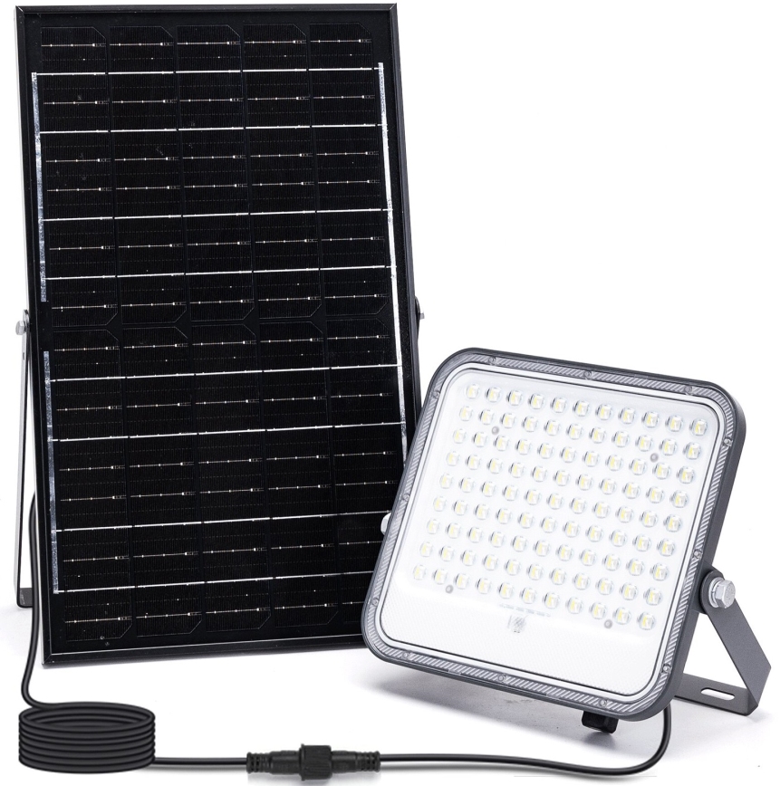 Aigostar - Holofote solar LED RGBW regulável LED/150W/3,4V IP66 + comando