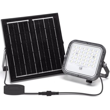 Aigostar - Holofote solar LED RGBW regulável LED/50W/3,4V IP66 + comando