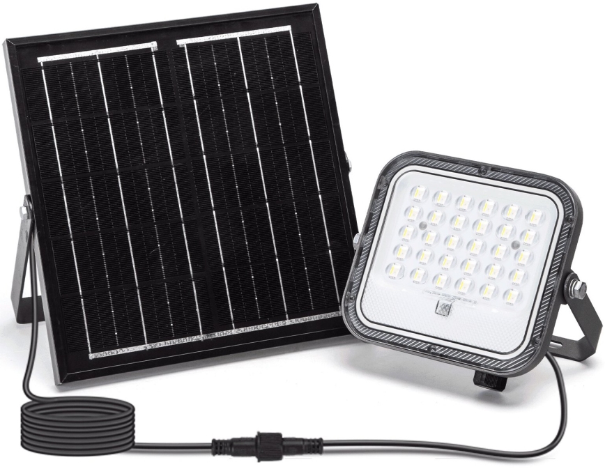 Aigostar - Holofote solar LED RGBW regulável LED/50W/3,4V IP66 + comando