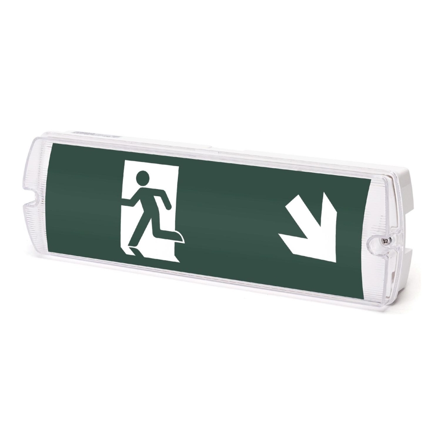Aigostar - Iluminação de emergência LED EMERGENCY EXIT LED/4W/230V IP65 6500K 600mAh