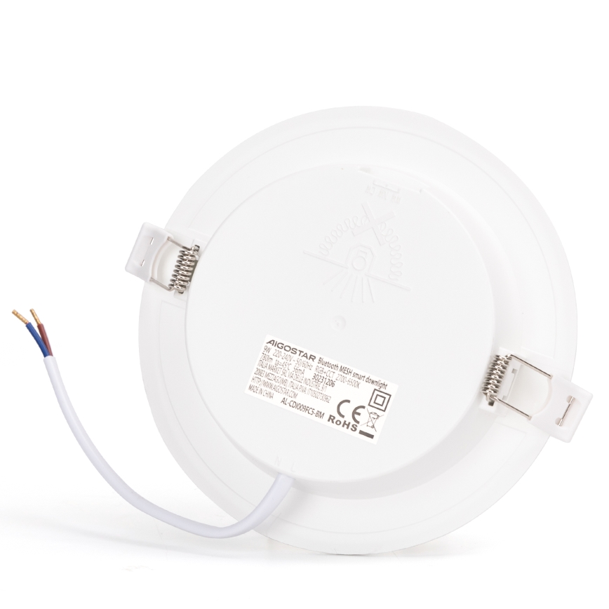 Aigostar - Foco de encastrar LED RGBW para casa de banho com regulação MESH Inteligente LED/18W/230V 2700-6500K IP44