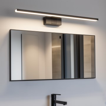 Aigostar - Iluminação de espelho para casa de banho LED LED/12W/230V 4000K 60 cm IP44 preto