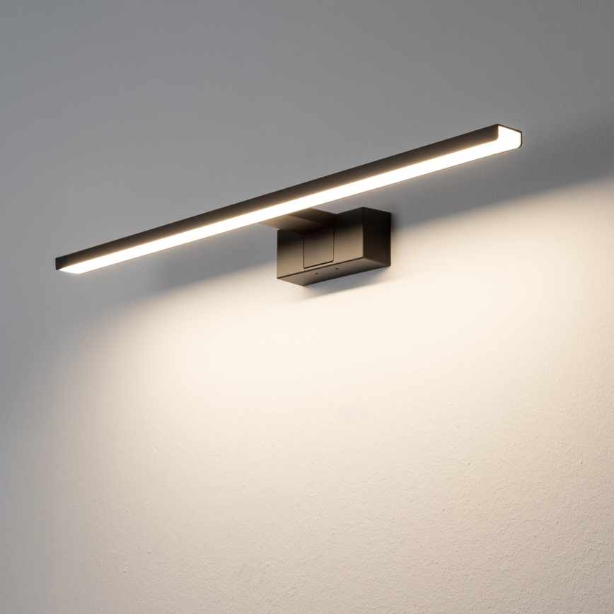 Aigostar - Iluminação de espelho para casa de banho LED LED/12W/230V 4000K 60 cm IP44 preto