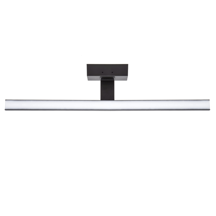 Aigostar - Iluminação de espelho para casa de banho LED LED/12W/230V 4000K 60 cm IP44 preto