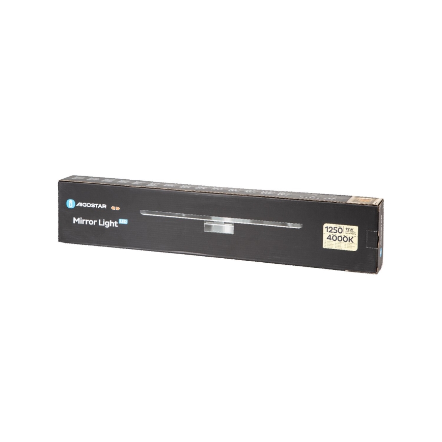 Aigostar - Iluminação de espelho para casa de banho LED LED/12W/230V 4000K 60cm IP44 Alumínio